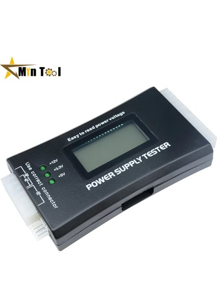 Siyah Dijital LCD Ekran Pc Bilgisayar 20/24 Pin LCD Test Cihazı Kontrol Bankası Besleme Gücü Ölçme Teşhis Test Cihazı Aracı Güç Kaynağı (Yurt Dışından) modelleri