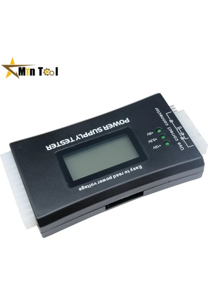 Siyah Dijital LCD Ekran Pc Bilgisayar 20/24 Pin LCD Test Cihazı Kontrol Bankası Besleme Gücü Ölçme Teşhis Test Cihazı Aracı Güç Kaynağı (Yurt Dışından) indirimleri