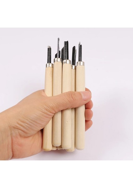 10 Adet 6/10 Adet Profesyonel Ahşap Oyma Keski Bıçak Ahşap Oyma Kesici El Aleti Seti Ağaç Işçileri Için Oluklar Çok Amaçlı Sanat El Sanatları (Yurt Dışından) indirimleri