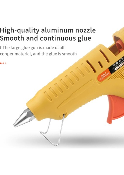 Bir Set 1 120W, Abd Luxıanzı 40W/60W/80W/120W Sıcak Tutkal Tabancası Seti 7/11MM Tutkal Çubukları Yüksek Sıcaklık Elektrikli Isıtıcı Tamir Dıy Aracı Mini Tabancalar (Yurt Dışından) modelleri