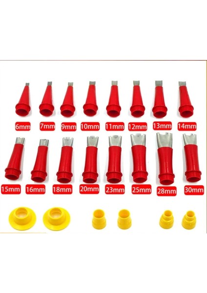 11PCS-A Kalafat Memesi Paslanmaz Çelik Kalafat Memesi Aplikatörler Tabanlı Kalafat Sonlandırıcı Mastik Bitirme Aracı Mutfak Banyo Için (Yurt Dışından)