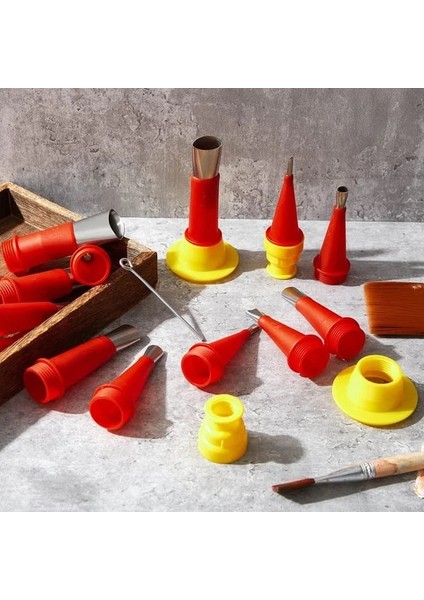 11PCS-A Kalafat Memesi Paslanmaz Çelik Kalafat Memesi Aplikatörler Tabanlı Kalafat Sonlandırıcı Mastik Bitirme Aracı Mutfak Banyo Için (Yurt Dışından)