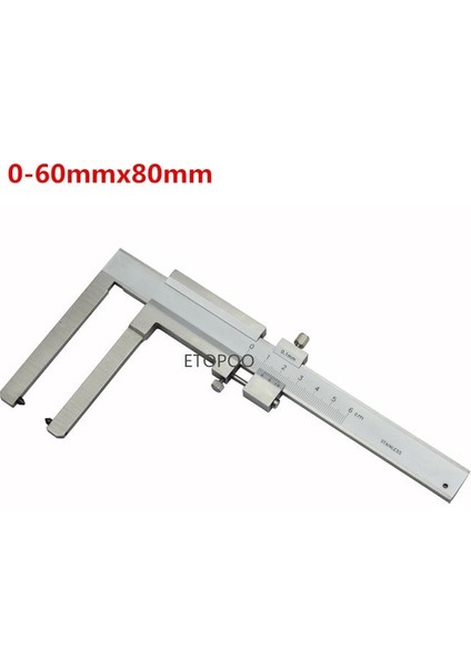 0-60X80MM Paslanmaz Çelik Sürmeli Fren Disk Kaliper 0-60MM Fren Plakası Sürmeli Kaliperler Fren Rotor Ölçer Fren Diskleri Diskler Ölçme (Yurt Dışından)