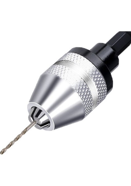 Kelepçe Aralığı 0.6-8mm Matkap Chuck Anahtarsız Tornavida Darbeli Sürücü Adaptörü Elektrikli Mikro Motor Kelepçesi Mini Chuck Fikstürü Hex Shank Matkap Uçları Adaptörü (Yurt Dışından)