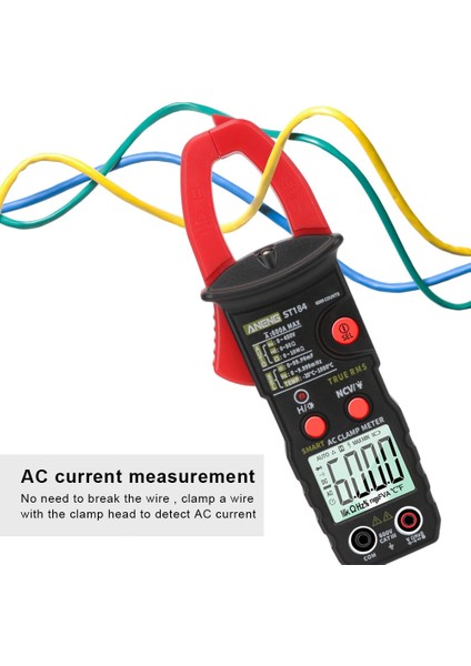 ST184 Sarı Profesyonel Multimetre Ac/dc Gerilim Test Cihazı Ohm Hz Test Cihazı ST184 6000 Sayımlar True Rms Dijital Pens Metre Gerilim Ölçer (Yurt Dışından) modelleri