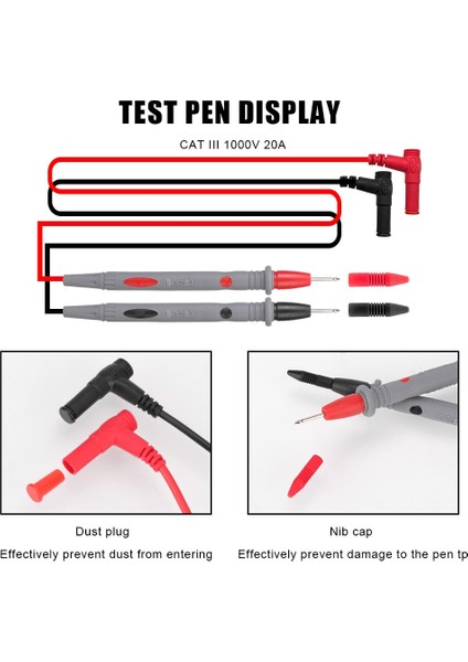 ST184 Sarı Profesyonel Multimetre Ac/dc Gerilim Test Cihazı Ohm Hz Test Cihazı ST184 6000 Sayımlar True Rms Dijital Pens Metre Gerilim Ölçer (Yurt Dışından) indirimleri