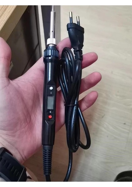Mavi 220V Ab Fiş Yeni 908S 80W LCD Elektrikli Havya Kiti Ayarlanabilir Sıcaklık LCD Ekran Havya Ipuçları Kaynak Araçları 220V 110V (Yurt Dışından)