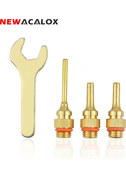 GN70-4PC Newacalox Büyük Çaplı Sıcak Tutkal Tabancası Memesi 1.5X55MM 2.0X38MM 3.0X38MM 3 Adet/grup Yüksek Kaliteli Çelik Malzeme (Yurt Dışından) modelleri