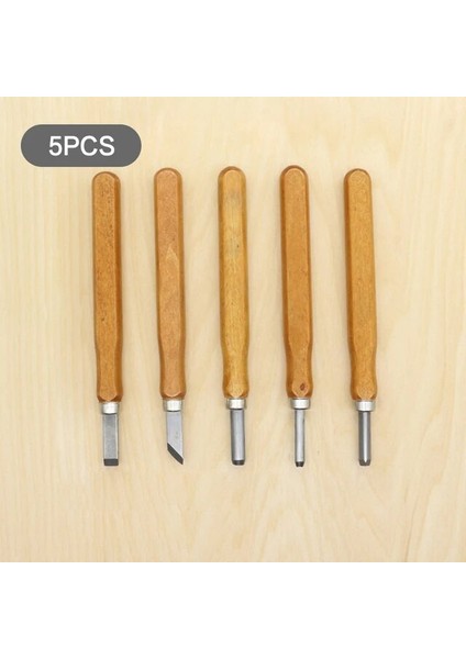 5 Adet 12 Adet Ahşap Oyma Keski Araçları Ahşap Oyma Ağaç Işleme Gravür Zeytin Oyma Bıçağı Zanaat Kesici El Yapımı Bıçak Aracı Set (Yurt Dışından)