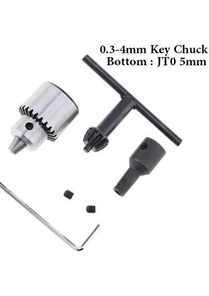 0.3 4mm Anahtar Chuck Matkap Chuck 0.8-10MM Kendinden Kilitlemeli Matkap Chuck Darbeli Çekiç Dönüşüm Matkap Ucu Tutucu Yuvarlak Saplı Biyel (Yurt Dışından)