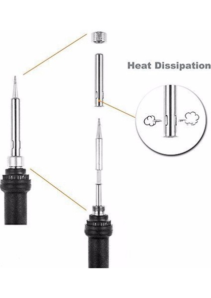 Kalay Emme Pompası Ab 60W 220V/110V Elektrikli Havya Sıcaklık Ayarlanabilir Mini Kolu Isı Kalem Rework Istasyonu Kaynak Onarım Araçları (Yurt Dışından) fırsatları