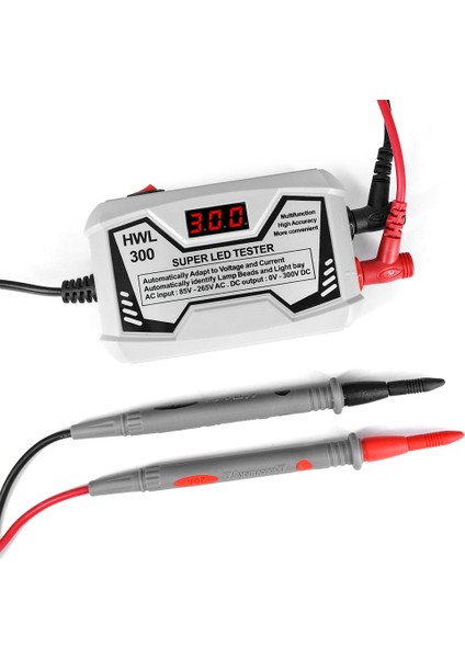 Siyah Ab Tak HWL300 Ac 85V-265V 18W LED Test Cihazı Tv Arkaplan Işığı Test Cihazı LCD Tv Bakım Algılama Çok Amaçlı LED Şeritler Lamba Boncuk Test Araçları (Yurt Dışından)