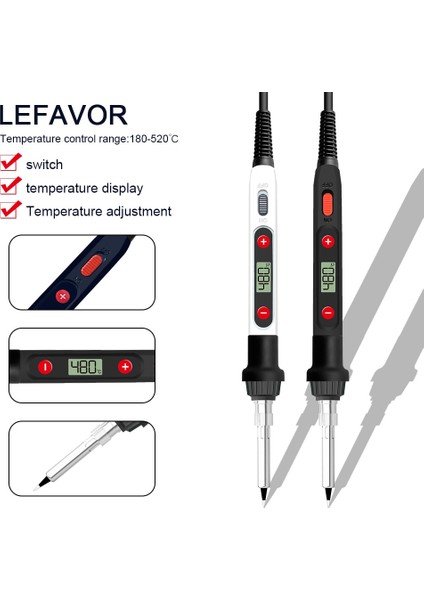 60W Set 110V Us Plug Havya 60W/80W Ayarlanabilir Sıcaklık Elektrikli Havya Rework Istasyonu Mini Kolu Isı Kalem Kaynak Onarım Araçları (Yurt Dışından) modelleri