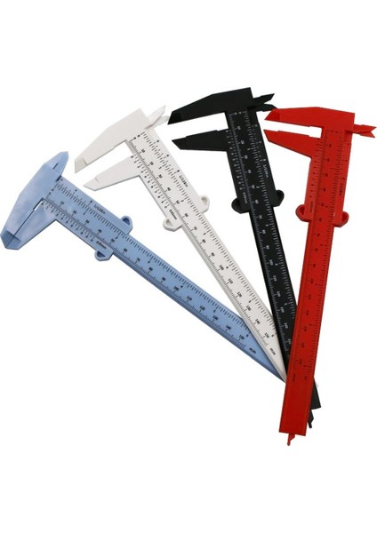 Siyah 0-150MM Sürmeli Kumpaslar Çift Kurallı Ölçekli Plastik Cetvel Takı Ölçüm Okul Öğrenci Ölçme Araçları El Aleti (Yurt Dışından) modelleri