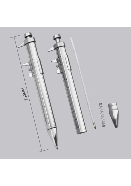 1 Adet Siyah Çok Fonksiyonlu Kumpas Kalem 0-100 Sürmeli Kumpas Silindiri Tükenmez 1.0mm Plastik Öğrenci Kırtasiye Hediye Ölçme Araçları (Yurt Dışından) indirimleri
