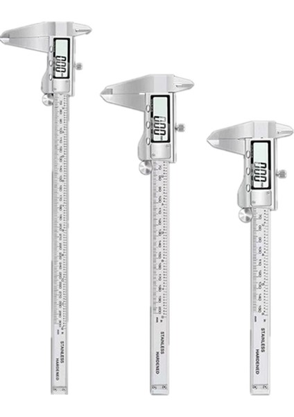 0-150MM Metal Dijital Paslanmaz Çelik Sürmeli Kaliperler 150MM 200MM 300MM Elektronik Mikrometre Cetvel Derinlik Ölçme Ölçer Araçları Enstrüman (Yurt Dışından) fiyatları