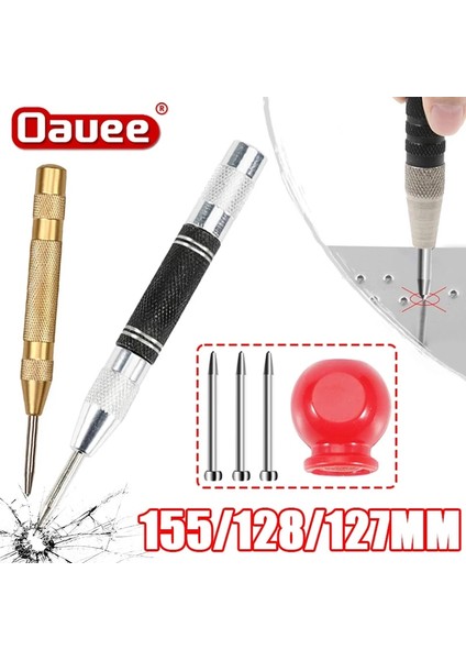 127MM Otomatik Merkez Yumruk Genel Merkez Ağaç Işleme Pimi Bulucu Ayarlanabilir Yaylı Işaretleyici Ahşap Pres Dent Matkap El Aletleri (Yurt Dışından) indirimleri