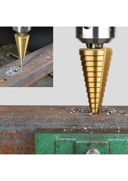 4-22MM Altıgen 3-12MM 4-12MM 4-20MM Hss Düz Oluk Adım Matkap Ucu Seti Titanyum Kaplamalı Ahşap Metal Delik Kesici Çekirdek Matkap Ucu Seti (Yurt Dışından) indirimleri