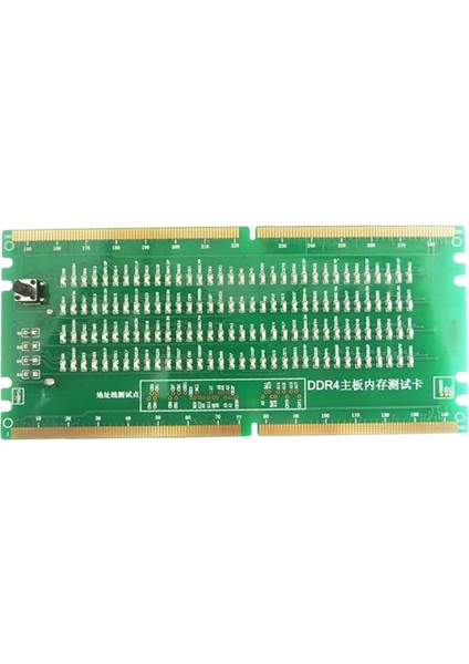 Yeşil Ddr4 Test Kartı Ram Bellek Yuvası Çıkışı LED Masaüstü Anakart Tamir Analiz Cihazı Test Cihazı (Yurt Dışından)