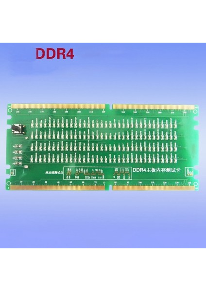 Yeşil Ddr4 Test Kartı Ram Bellek Yuvası Çıkışı LED Masaüstü Anakart Tamir Analiz Cihazı Test Cihazı (Yurt Dışından)