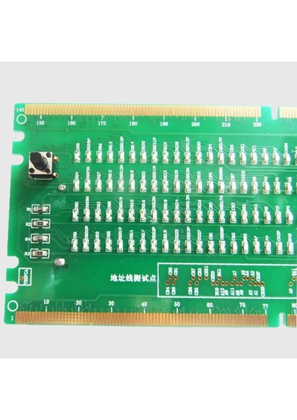 Yeşil Ddr4 Test Kartı Ram Bellek Yuvası Çıkışı LED Masaüstü Anakart Tamir Analiz Cihazı Test Cihazı (Yurt Dışından)