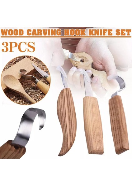 3 Adet Keski Oyma Bıçağı Gravür Dıy El Ahşap Oyma Araçları Ahşap Oyma Kesici Bıçaklar Soyma Ağaç Işleme Kaşık El Aletleri Işçi (Yurt Dışından) fiyatları