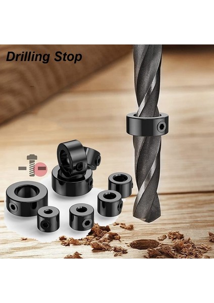 Delme Derinliği Durdurma Matkap Derinliği Durdurma Ucu Yaka Seti Ayarlanabilir Konumlandırıcı Sınır Halkası Alyan Anahtarı Durdurucuyu Sıkma Ayar Vidaları Ağaç Işleme Aleti (Yurt Dışından) fiyatları