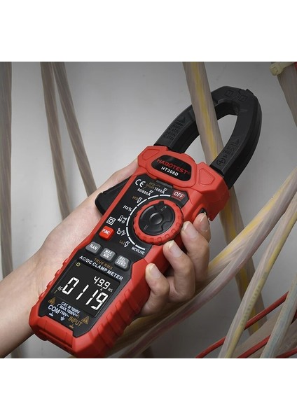 HT200B Ac Metre Habotest Akım Ac Dc Pens Metre Test Cihazı Profesyonel Multimetre Dijital Tonometre Pense Ampermetre Trms Amperometrik Kelepçe (Yurt Dışından) fırsatları