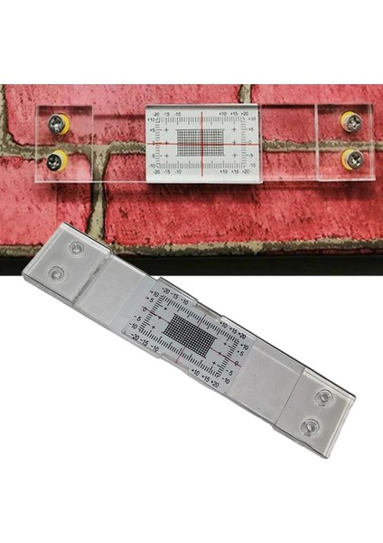 Taşınabilir Çatlak Monitörü Plastik Okunması Kolay Ölçüm Izgarası Beton Çatlak Izleme Kaydı Standart Anlatımlı Çatlak Monitörleri (Yurt Dışından)