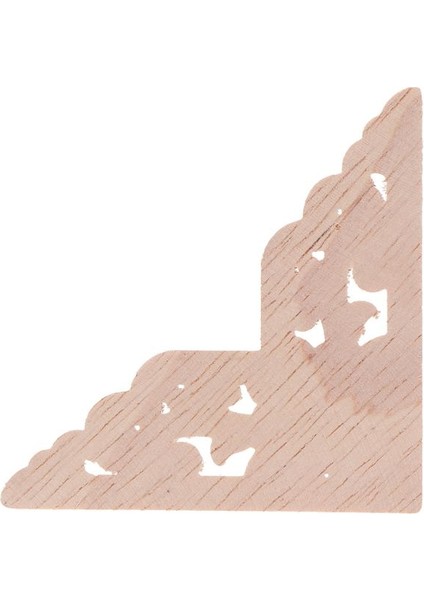 21 4 Adet/takım Ahşap Oyma Köşe Onlay Aplike Boyasız Çerçeve Dolap Dolap Çıkartması Ev Mobilya Dekorasyonu Için 12X12 cm (Yurt Dışından)