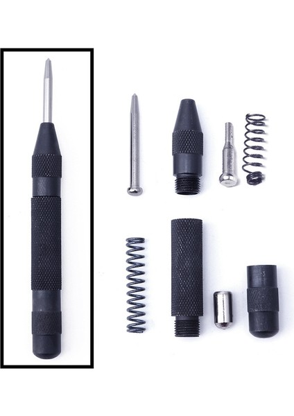Merkez Zımbası 130MM Yüksek Dereceli Otomatik Merkez Zımbası 130MM Yer Belirleyici Sertlik Zımbası Işaretleme Başlangıç Delikleri Aracı Metal Matkap Aracı Merkezi Delik Delici (Yurt Dışından)