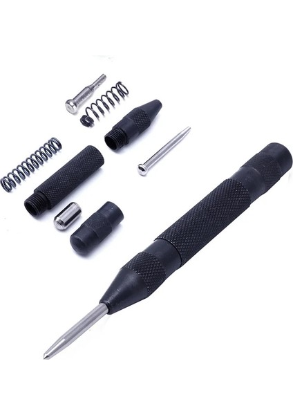 Merkez Zımbası 130MM Yüksek Dereceli Otomatik Merkez Zımbası 130MM Yer Belirleyici Sertlik Zımbası Işaretleme Başlangıç Delikleri Aracı Metal Matkap Aracı Merkezi Delik Delici (Yurt Dışından)