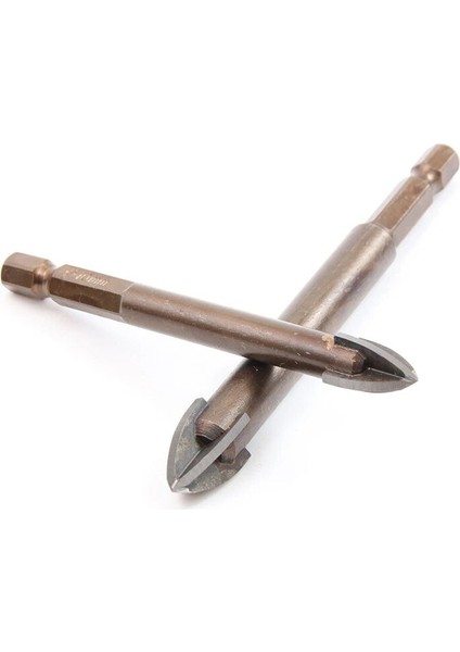 3 4 5 6 7 8 10 12MM Tungsten Karbür Cam Matkap Ucu Seti Alaşım Karbür Noktası 4 Kesme Kenarları ile Kiremit Cam Çapraz Mızrak Kafa Matkap Uçları (Yurt Dışından)