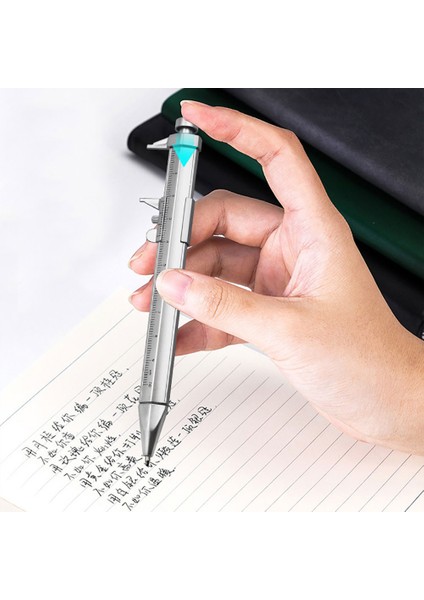 5 Adet Mavi Çok Fonksiyonlu Kumpas Kalem 0-100 Sürmeli Kumpas Rulo Tükenmez 1.0mm Plastik Öğrenci Kırtasiye Hediye Ölçme Aletleri (Yurt Dışından) fiyatları