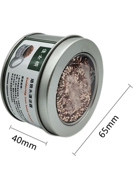 Kutu ile Temizleme Topu Lehim Sökme Havya 10 Adet Temiz Sünger Temiz Meme Ucu Bakır Tel Temizleyici Topu Metal Kutu Temizleme Süngeri (Yurt Dışından) fiyatları