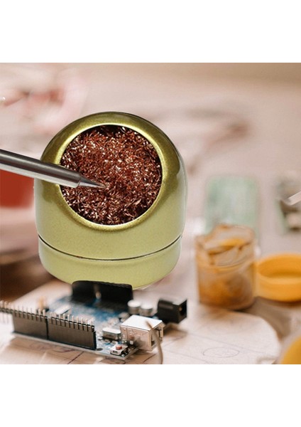 Kutu ile Temizleme Topu Lehim Sökme Havya 10 Adet Temiz Sünger Temiz Meme Ucu Bakır Tel Temizleyici Topu Metal Kutu Temizleme Süngeri (Yurt Dışından) indirimleri