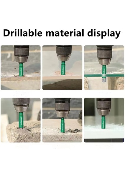 12MM Rsmxyo 6mm 8mm 10MM 12MM 14MM 16MM Lehimli Kuru Matkap Çok Fonksiyonlu Mermer Vitrifiye Tuğla Granit Cam Göz Kurutucu Açık Delik (Yurt Dışından) indirimleri