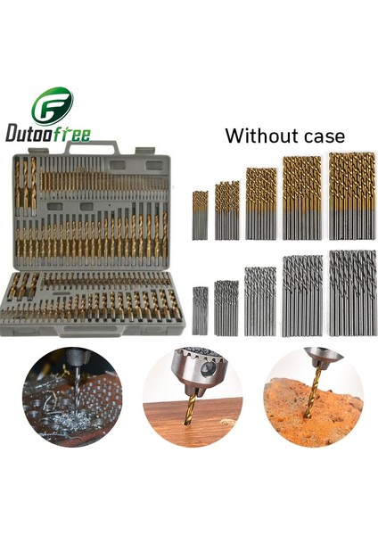 50 Adet Titanyum Yuvarlak 50 Adet Hss Büküm Matkap Mini Çıkarıcı Matkap Ucu Metal Ahşap Delme Araçları Için Titanyum Kaplamalı Matkap Uçları Seti 1/1.5/2/2.5/3mm (Yurt Dışından) fiyatları