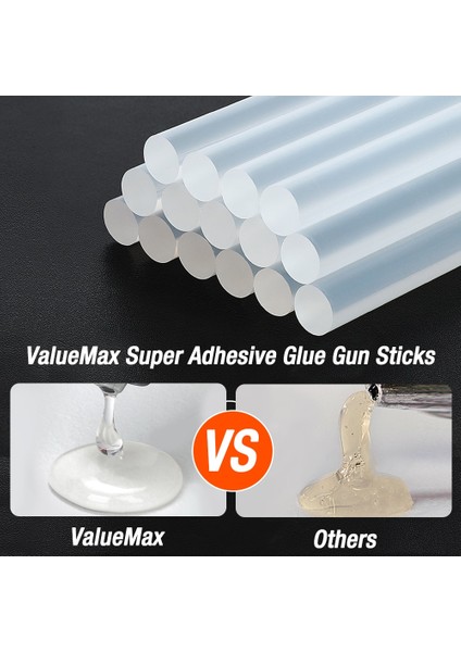 V099010AS 20 W, Ab Valuemax 20 W Sıcak Tutkal Tabancası Ev Için Dıy Hızlı Onarım Mini Tutkal Tabancası Aracı 20 Adet 7 mm Tutkal Çubukları (Yurt Dışından)