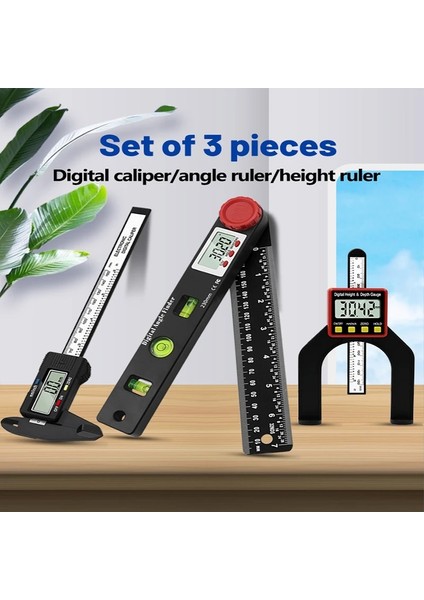 Derinlik Ölçer Dijital Derinlik Ölçer LCD Yükseklik Ölçerler Yönlendirici Masalar Ağaç Işleme Ölçme Araçları Için Manyetik Ayaklı Kaliperler (Yurt Dışından) modelleri