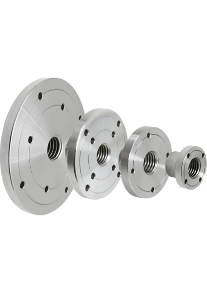 100MM M18X2.5 Ahşap Torna Chuck Yüz Plakası M33 x 3.5mm 1 "/8tpi Konu Flanş Plakası Freze Aynası Ahşap Torna Araçları (Yurt Dışından) fırsatları