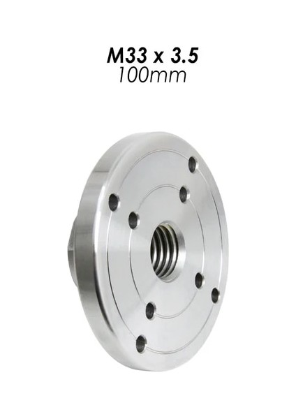 100MM M33X3.5 Ahşap Torna Yüz Plakası M33 M18 1 Inç Dişli Ağaç Işleme Torna Makinesi Chuck 2 "3" 4 "6" Flanş Ön Plakası (Yurt Dışından)