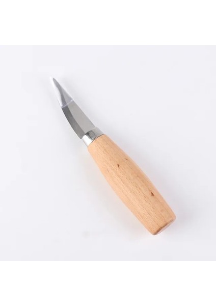 Düz 1 Adet/2 Adet Yeni Paslanmaz Çelik Ahşap Oyma Kesici Ahşap Heykel Dıy Ahşap Saplı Kaşık Oyma Bıçağı Gravür Araçları Kiti (Yurt Dışından)