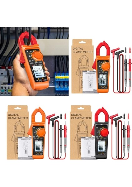 Bkr K1KA Pens Metre, Taşınabilir 4000 Sayım Multimetre Ac/dc 600V Ac 200A 40M Direnç Kapasite Diyot Geçiş Gerilim Ölçer (Yurt Dışından)