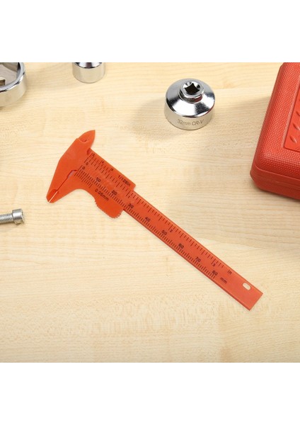 Pratik Sürmeli Kumpas Milimetre/inç Plastik Çift Ölçekli Cetvel Öğrenci Sürgülü Mikrometre Hassas Ölçüm Cihazı (Yurt Dışından) fırsatları