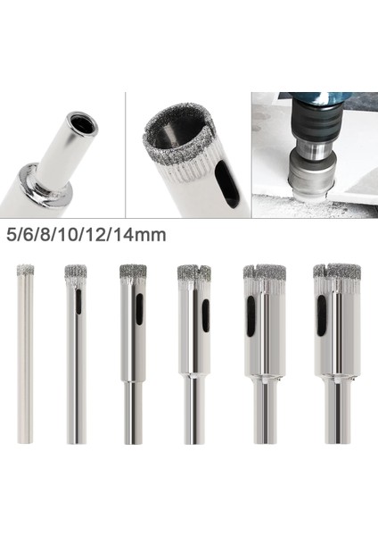 20MM Elmas Çekirdekli Delik Testere 6/8/10/12/14/16/18/20/22/25MM Matkap Ucu Kiti Ağaç Işleme Delik Açıcı Araçları Ahşap Daire Delik Testere Kesici (Yurt Dışından) fiyatları