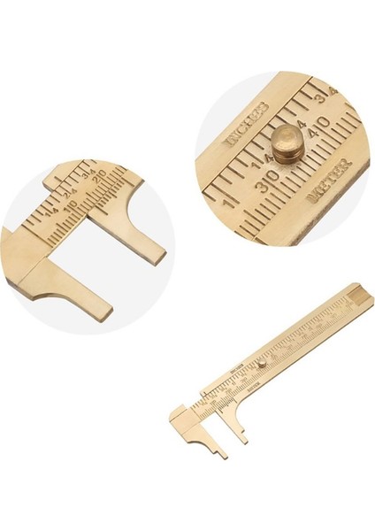 Çift Ölçekli 100MM Sürmeli Kumpas 80MM 100MM Metal Kumpas Ölçer Mikrometre Ölçme Aletleri Mini Pirinç Ölçeği Sürgülü Ölçer Sürmeli Kumpas Cetvel (Yurt Dışından) fırsatları