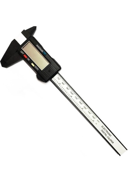Kahverengi Dijital Sürmeli Kumpaslar 100/150MM LCD Elektronik Plastik Karbon Fiber Ölçer Yükseklik Ölçüm Aletleri Mikrometre (Yurt Dışından)