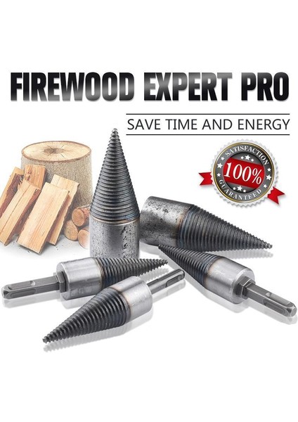 Kare Saplı 42 mm 32/38/42/50MM Yakacak Odun Ayırıcı Makinesi Matkap Ucu Yuvarlak/altıgen/üçgen Sap Ahşap Yarma Koni Matkap Uçları Ağaç Işleme Aletleri (Yurt Dışından) fiyatları