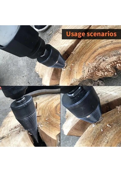 Kare Saplı 42 mm 32/38/42/50MM Yakacak Odun Ayırıcı Makinesi Matkap Ucu Yuvarlak/altıgen/üçgen Sap Ahşap Yarma Koni Matkap Uçları Ağaç Işleme Aletleri (Yurt Dışından) indirimleri